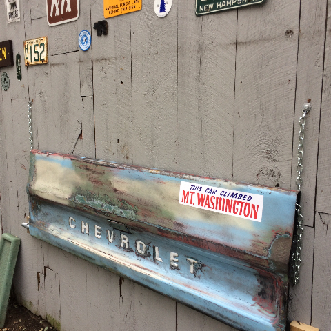 a sign on the side of a building