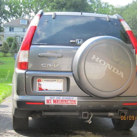 a car parked on the side of a road