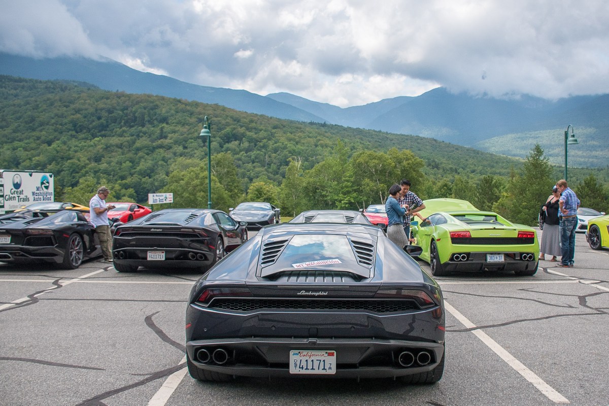 a car parked in a parking lot