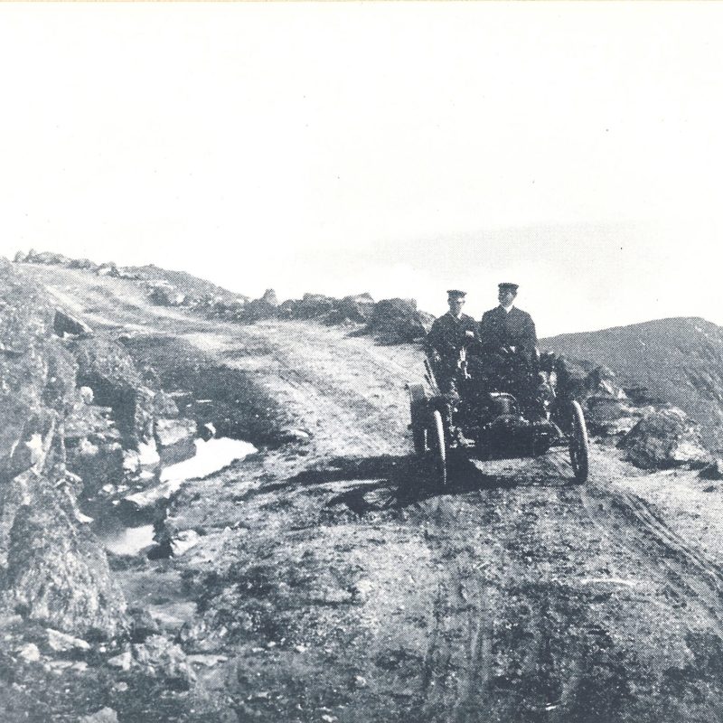 an old photo of a person